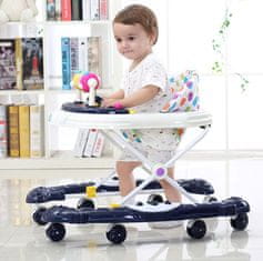Tavalax 909T multifunkcionalna hodalica za bebe | 5 razina visine • LED glazba • tihi kotačići 360°