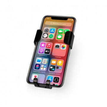 Ksix univerzalni auto držač za smartphone, ventilacija, 360° rotacija, crni