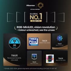 Hisense 116UXQ RGB MiniLED TV, 293 cm, Smart TV