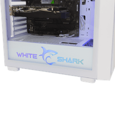 White Shark KUĆIŠTE GCC-2401 WARHEAD-3 BIJELO / 4 ventilatora 12cm RGB