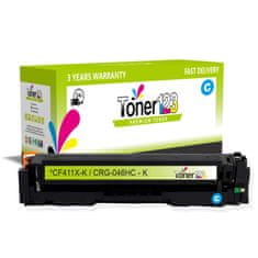 Toner123 Zamjenski toner za HP 410X / CF411X / Color LaserJet Pro M452, MFP M377, MFP M477 - cijan XL