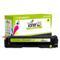 Toner123 Zamjenski toner za HP 410X / CF412X / Color LaserJet Pro M452, MFP M377, MFP M477 - žuta XL