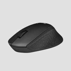 Logitech M330 SILENT PLUS bežična miška, crna