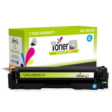 Toner123 Zamjenski toner za Canon CRG-055H C / 3019C002 / i-sensys LBP 663cdw, 664cx / MF 742Cdw, 744Cdw, 746Cx - cijan XL