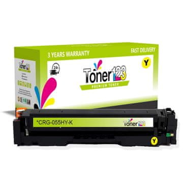 Toner123 Zamjenski toner za Canon CRG-055H Y / 3017C002 / i-sensys LBP 663cdw, 664cx / MF 742Cdw, 744Cdw, 746Cx - žuta XL