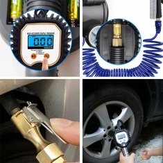 Dexxer Digitalni LCD pneumatski pištolj za pumpanje guma 18bar