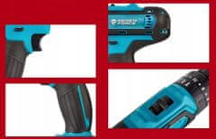 Dexxer Set 21V bežični udarni odvijač 50Nm 2x 2Ah Li-ion LED bitova u kutiji