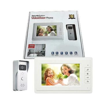 Rebel Set LCD video portafona i zvona na vratima s kamerom i videofonom IR 7″