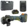 Titan Set 125mm M14 akumulatorska kutna brusilica bez četkica 21V 2x4Ah