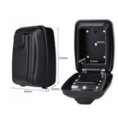 Dexxer Kombinirani zidni sef za ključeve i kartice do 12 brojeva, crni