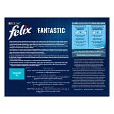 Felix Fantastična mokra hrana za mačke, govedina, piletina, zec i janjetina, u želeu 6*12x85g (72x85g)