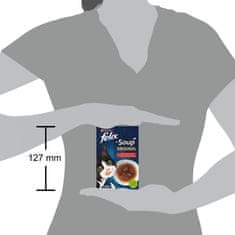 Felix Soup za mačke, govedina, piletina i janjetina, 8x(6x48g)