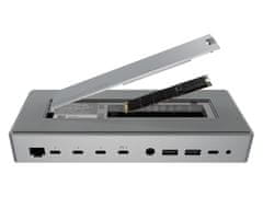 Razer Thunderbolt 5 Dock Mercury priključna stanica, PD 140 W, SSD utor, 10 u 1 (RC21-02290200-R3EK)