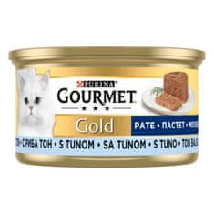 Gourmet Zlatna pašteta za mačke, tuna, 24x85g