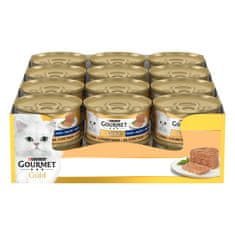 Gourmet Zlatna pašteta za mačke, perad, 24x85g