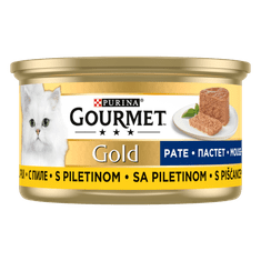Gourmet Gold pašteta za mačke, piletina, 24x85g