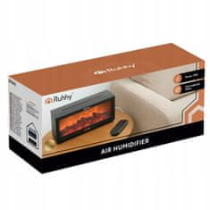 Ruhhy Dekorativni LED difuzor za kamin 150ml USB ovlaživač zraka + daljinski upravljač