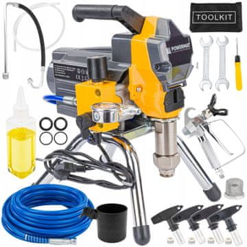 Powermat PRO 230Bar airless raspršivač boje 1300W 15m hidrodinamička jedinica za bojanje
