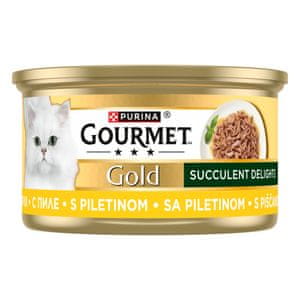  Gourmet Gold Succulent Delights hrana za muce, piščanec