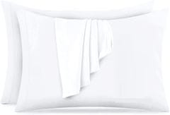 Netscroll Presvlaka za jastuk od 100 % pamuka, prozračna, štiti od grinja, bijela, pamučna jastučnica 50x70 cm, Cover