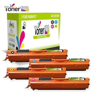 Toner123 Komplet Canon 729 / CRG-729 / LBP-7000, LBP-7010c, LBP-7018c zamjenski toneri (4) - crna, cijan, magenta, žuta