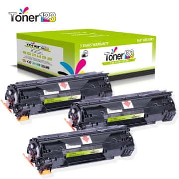 Toner123 Komplet Canon 728 / 3500B002 / CRG-728 / MF 4410, 4430, 4450, 4550, 4570, 4580, 4730, 4750, 4770, 4780, 4820, 4870, 4880, 4890 zamjenski toneri (3) - 3 × crna