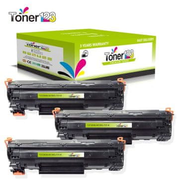 Toner123 Komplet Canon 737 / CRG-737 / 9435B002 / i-SENSYS MF211, MF212, MF216, MF217, MF226, MF229, MF231, MF232, MF237, MF244, MF247, MF249 zamjenski toneri (3) - 3 × crna
