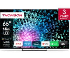 Thomson 65MG7C15 4K UHD MiniLED TV, GoogleTV, 144Hz, Dolby