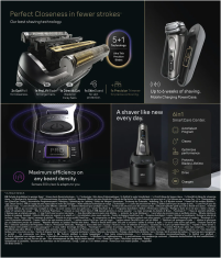 Braun Series 9 PRO+ Wet&Dry 9675cc, Aparat za brijanje