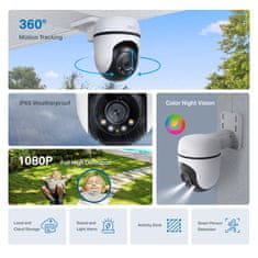 TP-Link Tapo C500 nadzorna kamera, vanjska, FullHD, IP65, 360°, WiFi, bijela