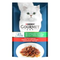 Gourmet Perle mini fileti u umaku, govedina i mrkva, 26x85g