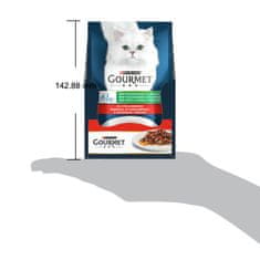 Gourmet Perle mini fileti u umaku, govedina i mrkva, 26x85g