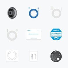 Reolink Fisheye P520 IP kamera, dvosmjerna komunikacija, pametni alarm, siva