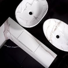 REA Denis Shiny Marmo nadgradni umivaonik