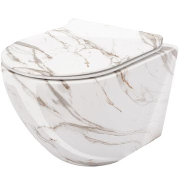 REA WC školjka (bez ruba) Rea Carlos Slim Lava Shiny