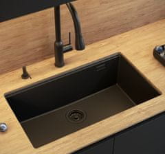 QUADRON granitni sudoper Logan 110 Black