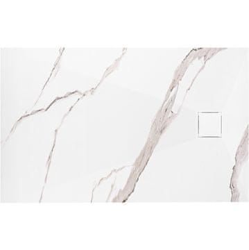 REA Tuš kada Magnum CARRARA WHITE 80x100