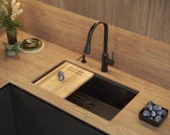 QUADRON granitni sudoper Logan 110 Black