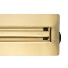 REA Tuš kanalica REA Neox Slim pro Brush Gold 100