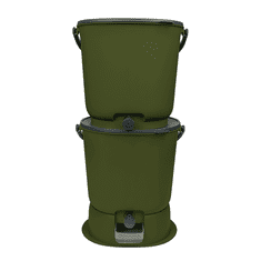 Skaza BOEssential kompostna kanta za kuhinjski prostor, 15,3 l, maslinasta (102394)