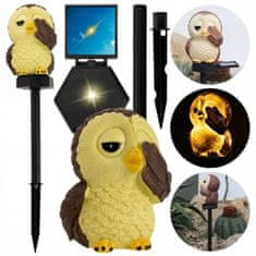 hurtnet Solarna LED vrtna lampa sova 41cm 2W