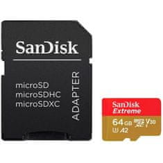 SanDisk KARTICA 64GB Extreme PLUS microSDXC 200MB/s + adapter