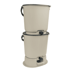 Skaza BOEssential kuhinjski komposter, SET+baza, 15,3 l, krem bijela (102198)