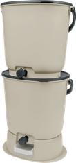 Skaza BOEssential kuhinjski komposter, SET+baza, 15,3 l, krem bijela (102198)