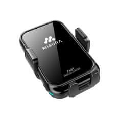 Misura MA04 - Auto držač za telefon s bežičnim QC3.0 punjenjem BLACK