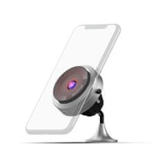 Misura MA05- Držač za mobilni telefon s vakuumskom vakuumskom čašicom i bežičnim punjenjem QC3.0 - SILVER