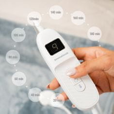 InnovaGoods Električna Deka Heklet Bijela Siva 130 x 180 cm 160 W