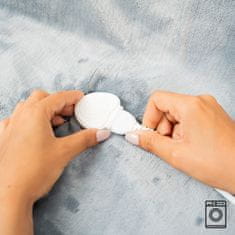 InnovaGoods Električna Deka Heklet Bijela Siva 130 x 180 cm 160 W