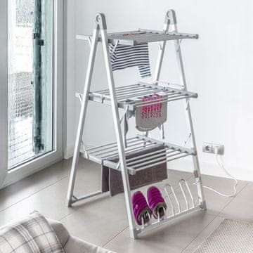 InnovaGoods Sklopivi Električni Stalak za Sušenje Odjeće Verayer 30 Bars