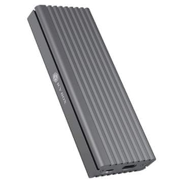 IcyBox IB-1817MC-C31 USB-C u USB-A 3.1 kućište za M.2 NVMe i SATA SSD s zaštitom od pisanja